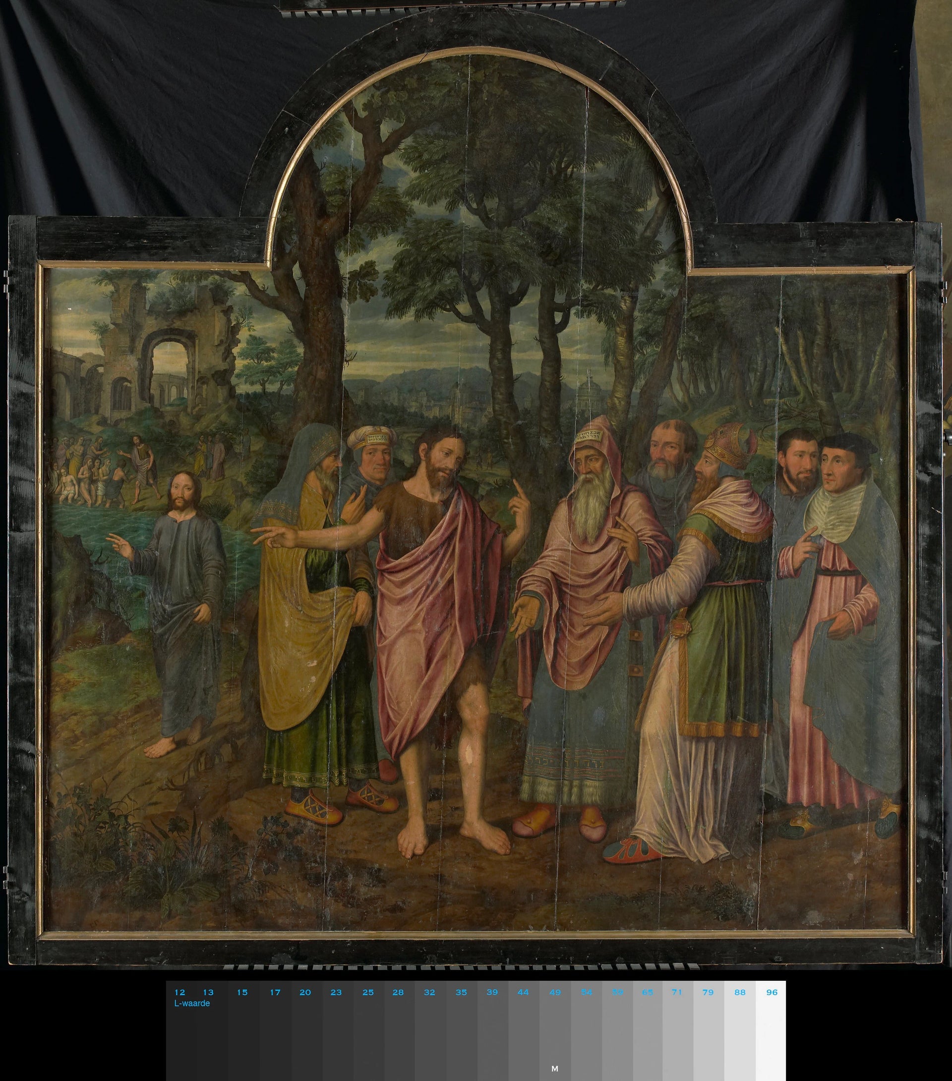 Triptyque avec des scènes de la vie de Jean-Baptiste - Hans van Coninxloo (I)