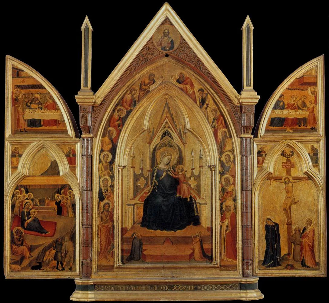Triptyque Bigallo - Bernardo Daddi image 1 tableau peint à l’huile sur toile
