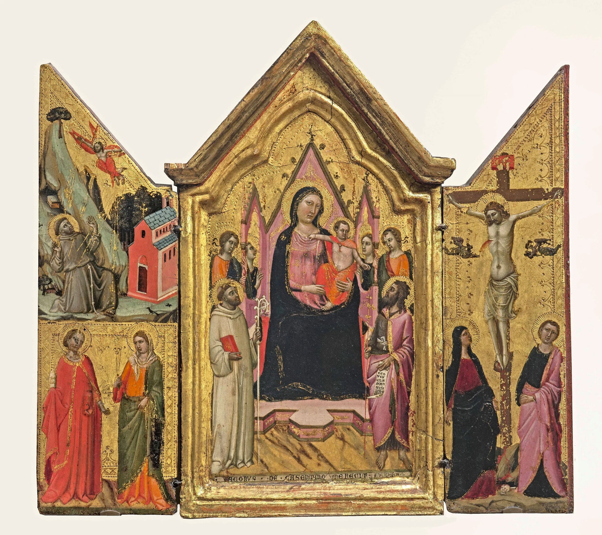 Triptyque Cagnola - Jacopo di Casentino