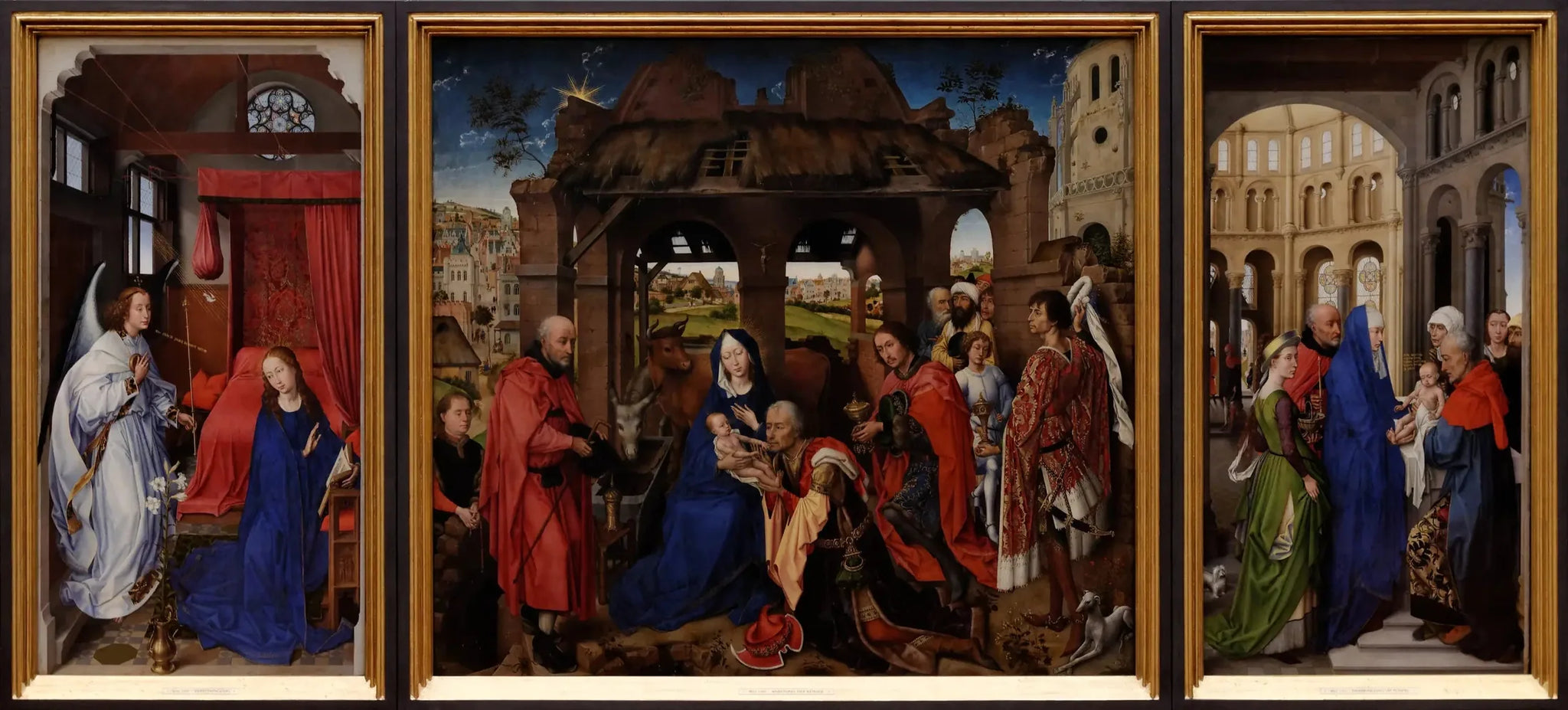 Triptyque Columba - Rogier van der Weyden image 1 tableau peint à l’huile sur toile
