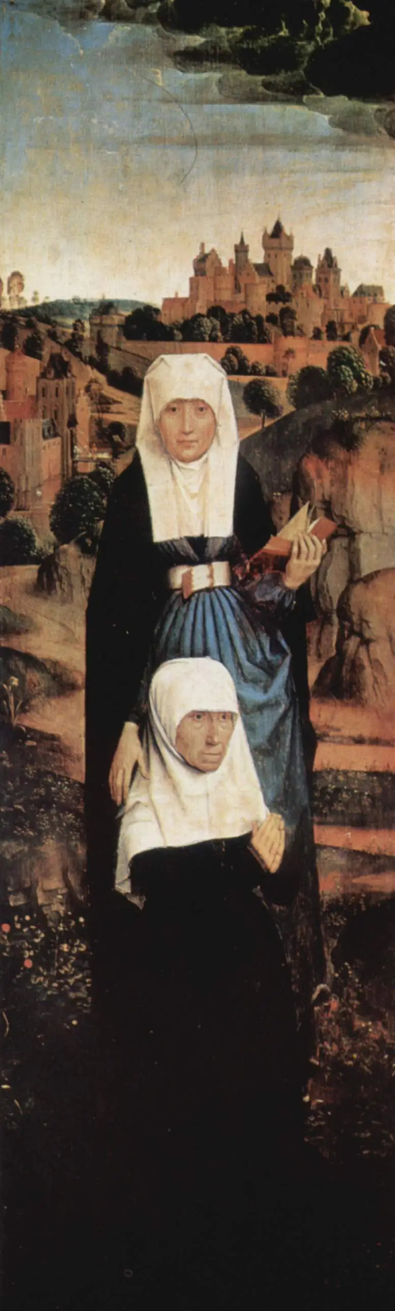 Triptyque de Jan Crabbe. Aile gauche - Hans Memling image 1 copie de tableau peinte à la main