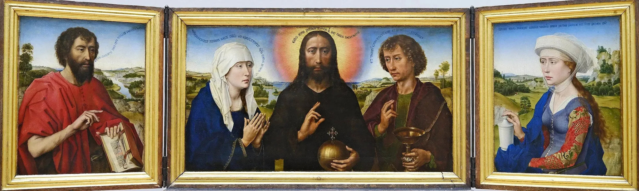 Triptyque de la famille Braque - Rogier van der Weyden image 1 copie de tableau peinte à la main