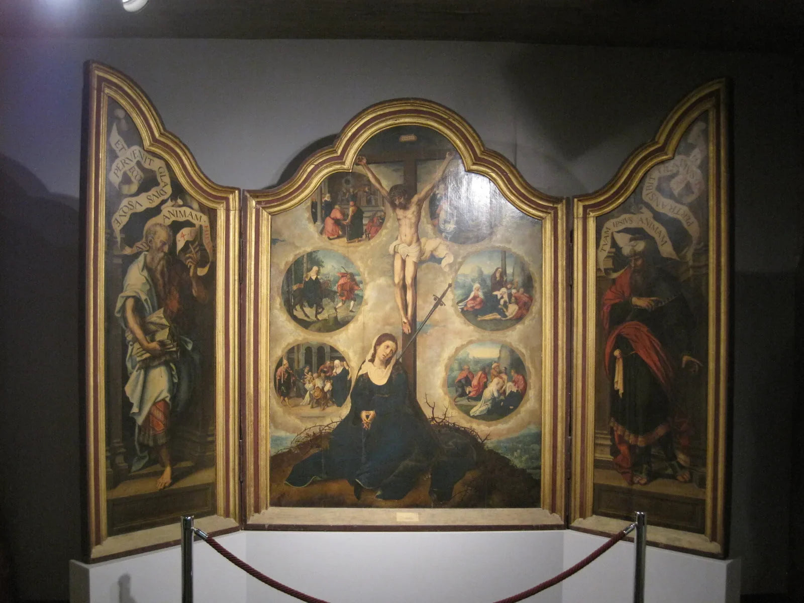 Triptyque de Notre-Dame des Sept Douleurs - Bernard van Orley image 1 reproduction artisanale de tableau