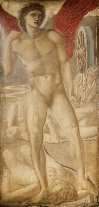 Triptyque de Troie - Edward Burne-Jones image 1 reproduction artisanale de tableau