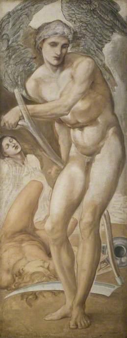 Triptyque de Troie - Edward Burne-Jones image 1 copie peinte à la main à l’huile