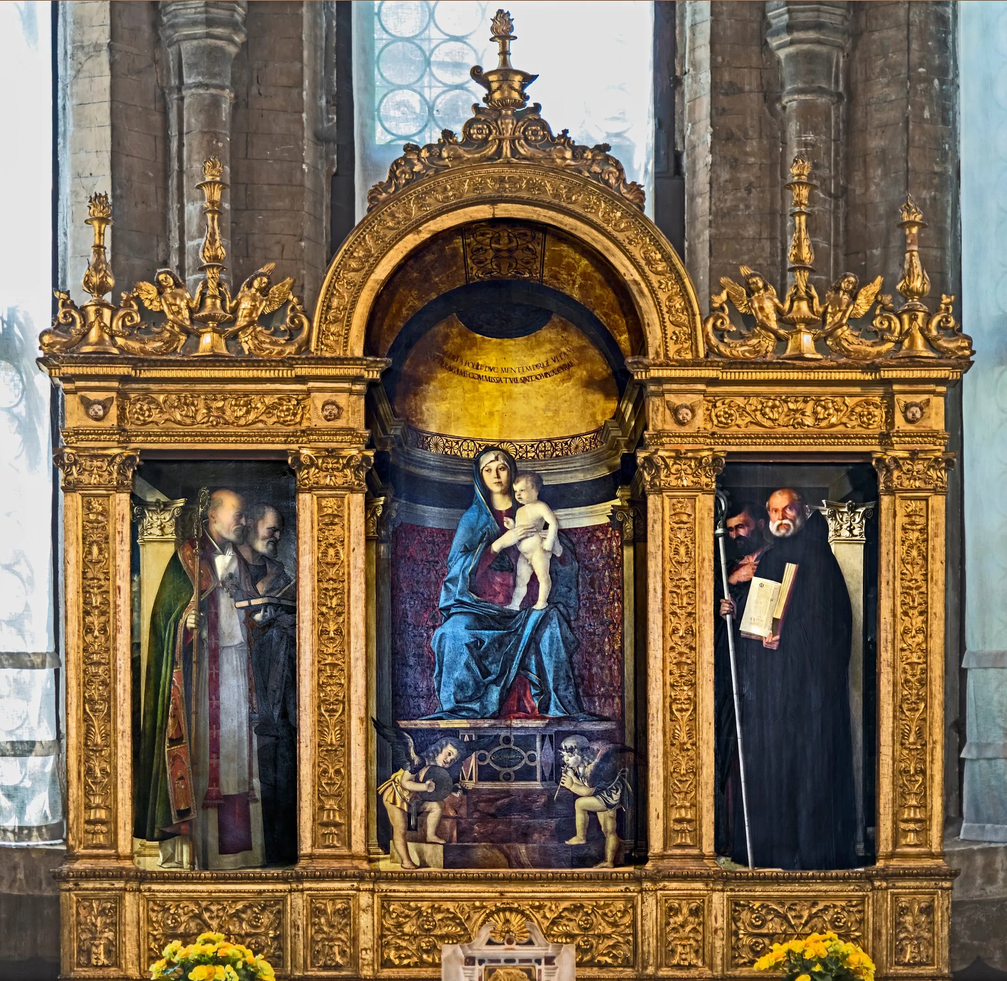 Triptyque des Frari - Giovanni Bellini image 1 reproduction de peinture à l’huile