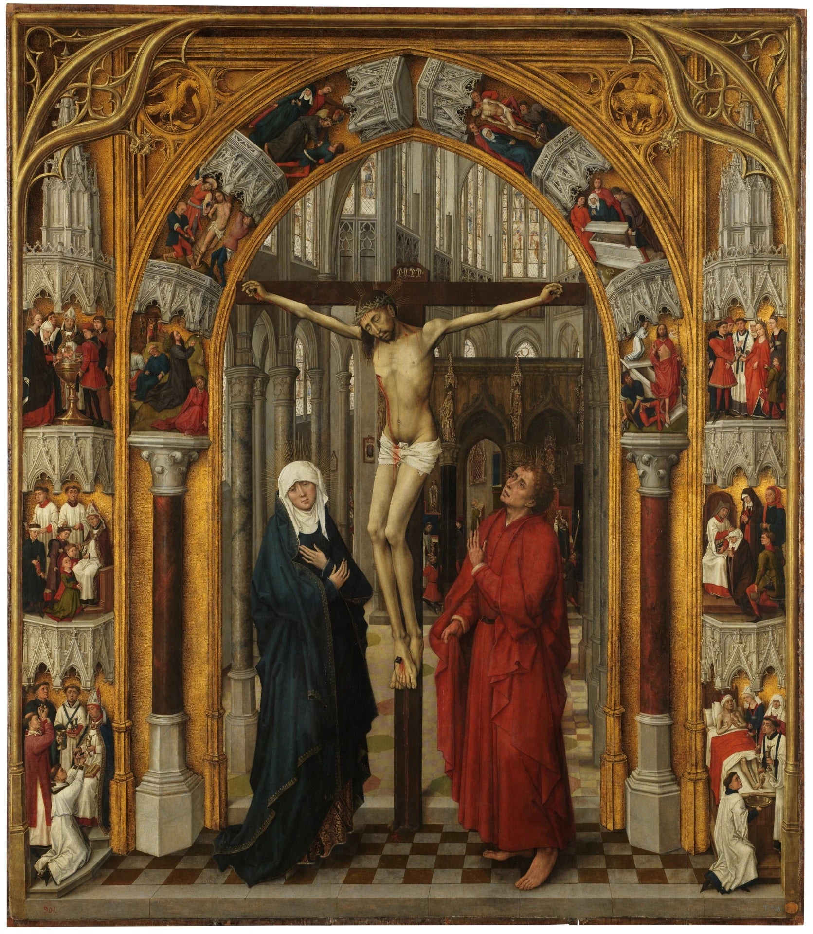 Triptyque de rédemption: La Crucifixion - Vrancke van der Stockt