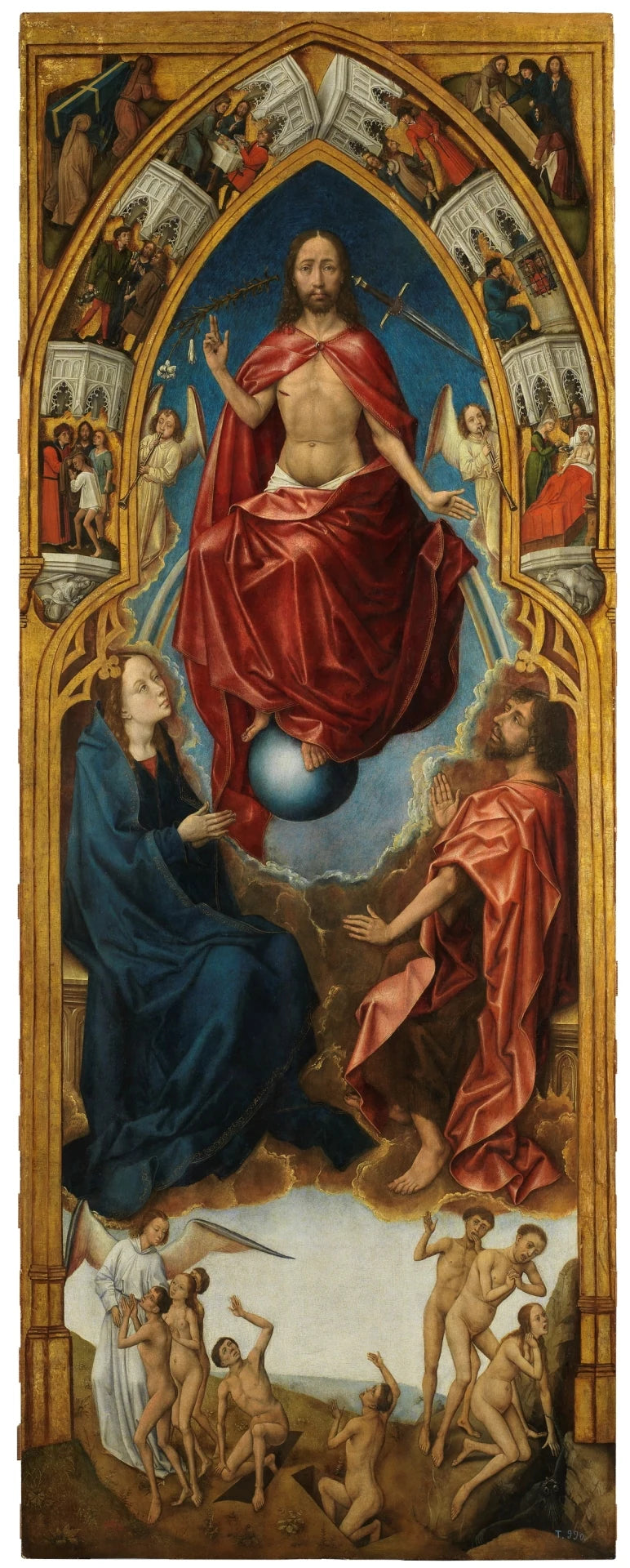 Triptyque de rédemption: Jugement dernier - Vrancke van der Stockt