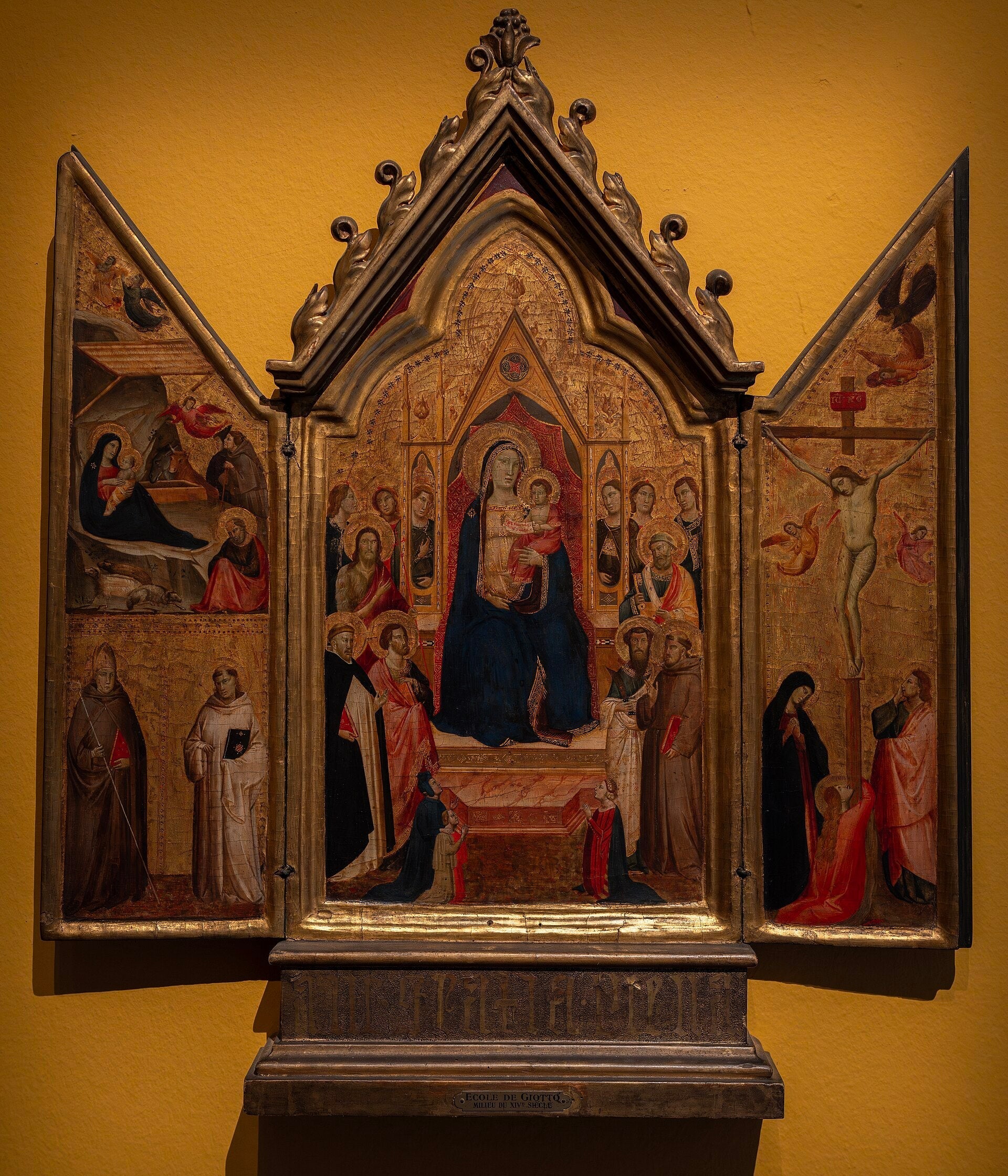 Triptyque - Taddeo Gaddi image 1 copie de tableau peinte à la main