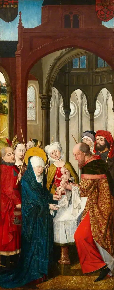 Triptyque Weston (triptyque, aile gauche, intérieur) - Rogier van der Weyden image 1 tableau peint à l’huile sur toile