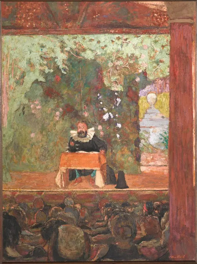 Tristan Bernard conférencier - Édouard Vuillard