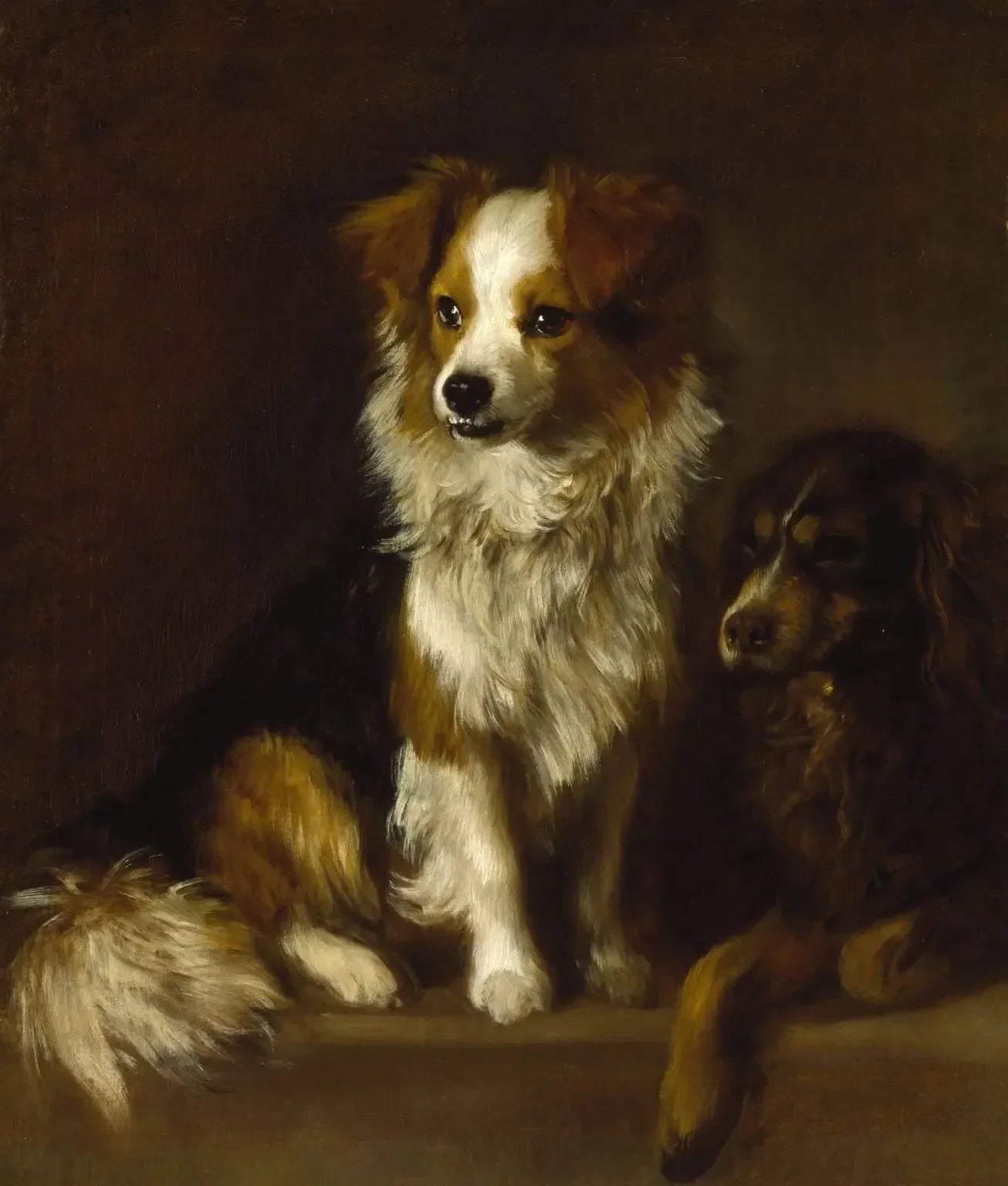 Tristram et Fox - Thomas Gainsborough image 1 copie peinte à la main à l’huile