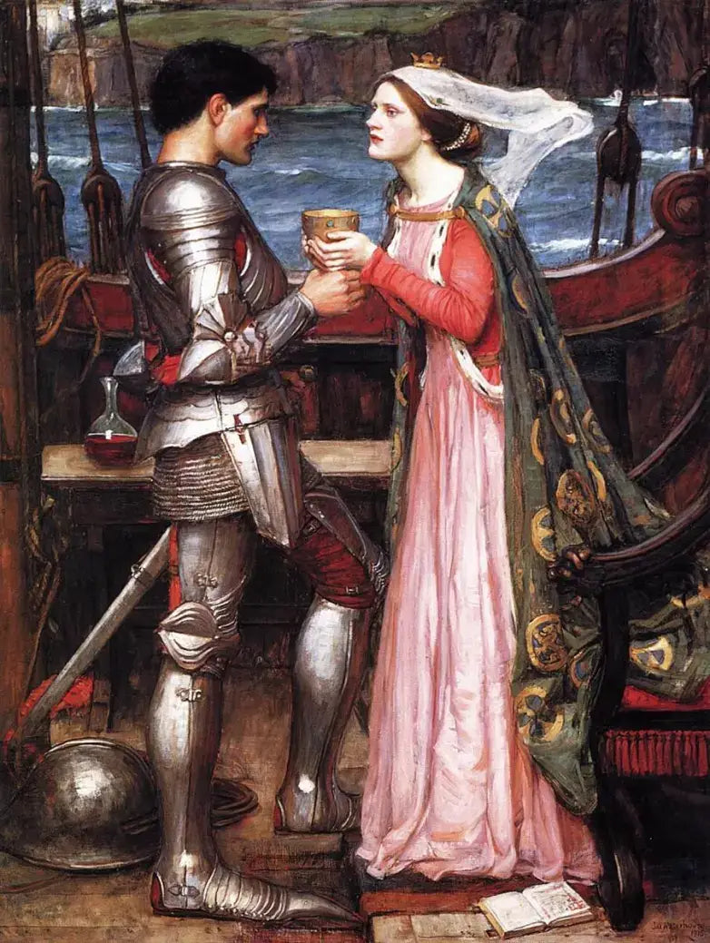 Tristram et Isolde 2 - John William Waterhouse image 1 reproduction artisanale de tableau