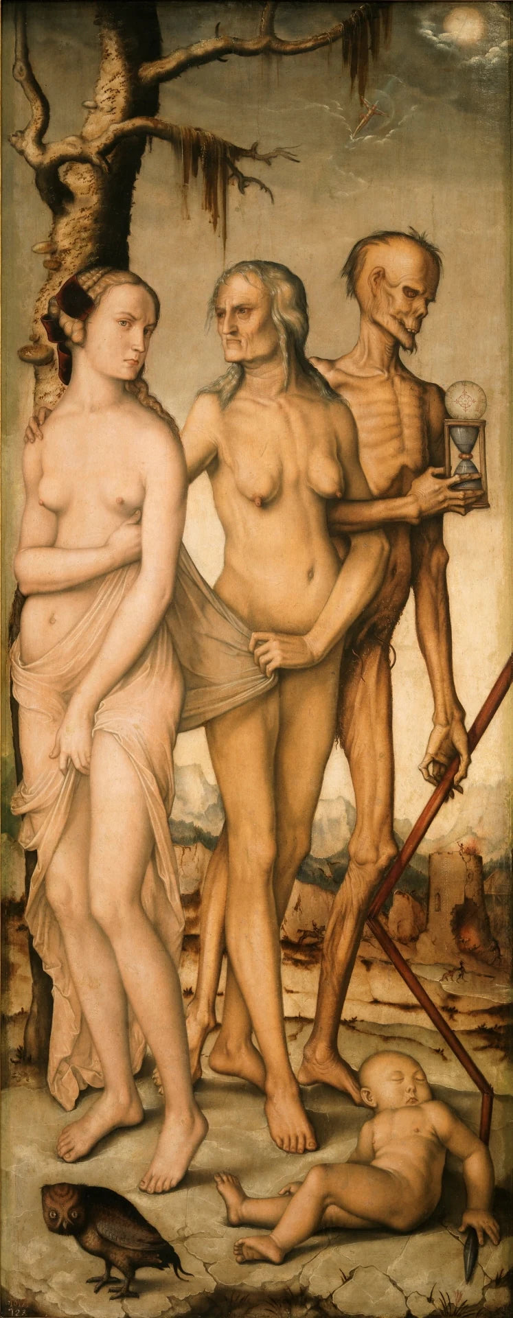 Les Trois Âges de la Femme et la Mort - Hans Baldung