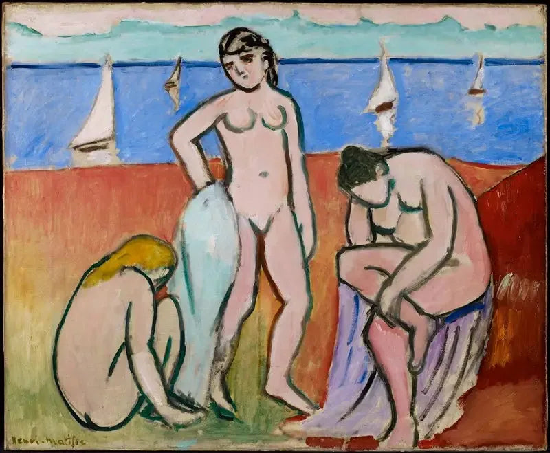 Trois Baigneuses - Henri Matisse image 1 reproduction d’œuvre d’art à l’huile