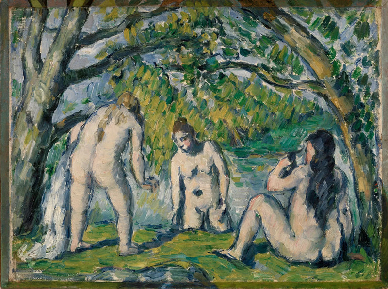 Trois baigneuses - Paul Cézanne
