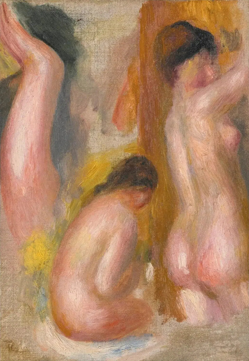 Trois Baigneuses - Pierre-Auguste Renoir