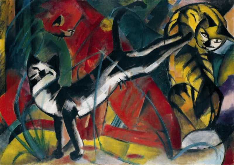 Trois chats - Franz Marc