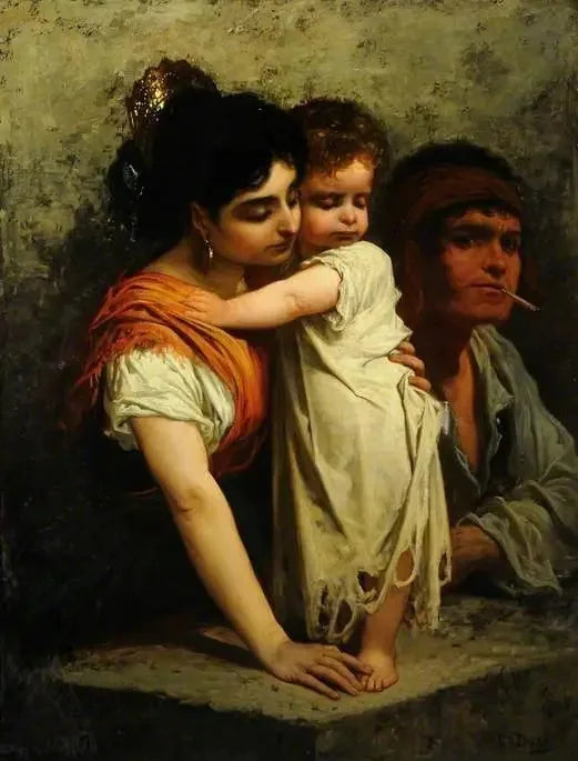Trois chiffres - Gustave Doré image 1 tableau peint à l’huile sur toile