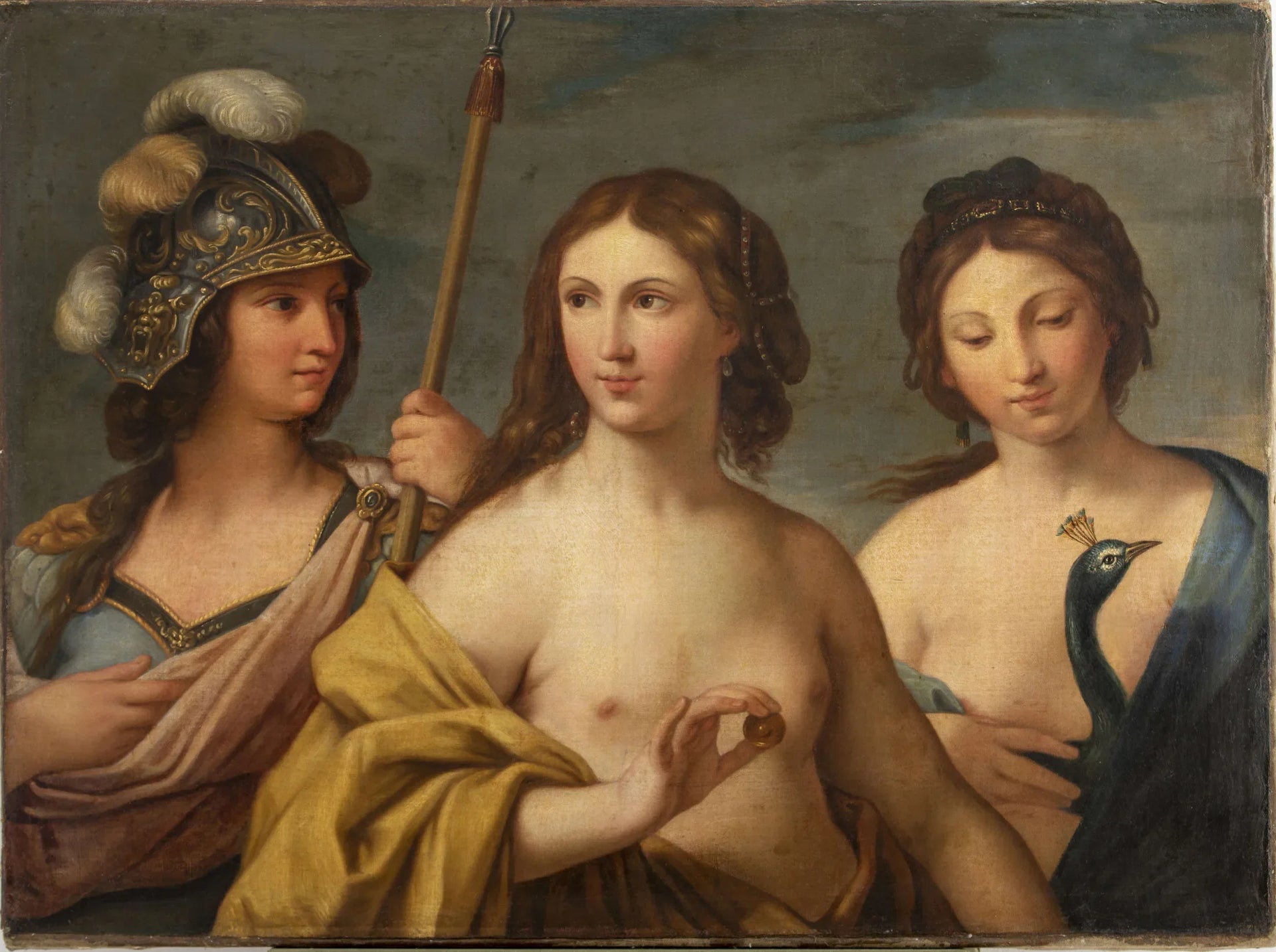 Trois déesses (Minerve, Vénus et Junon). - Simon Vouet image 1 reproduction artisanale de tableau
