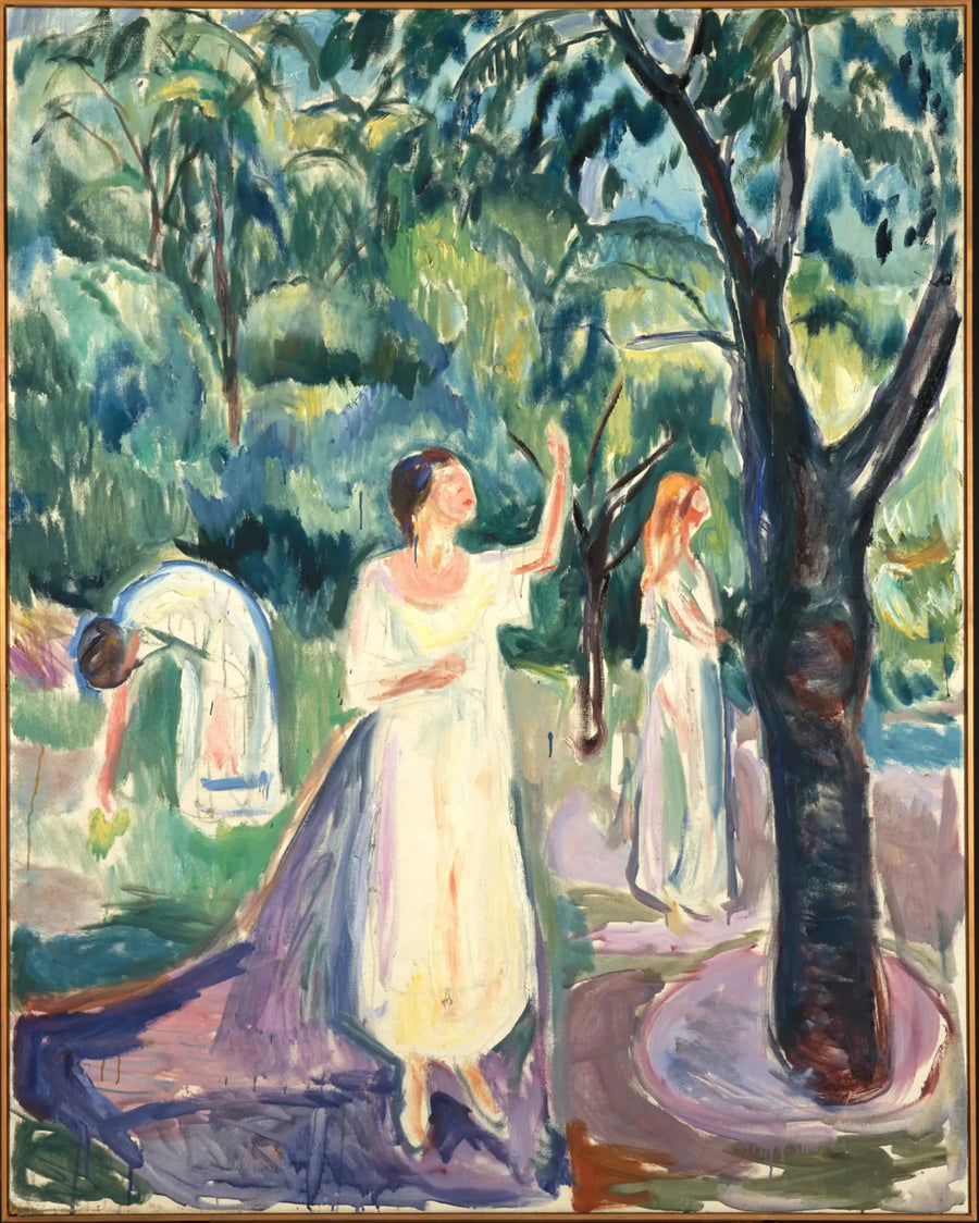 Trois Femmes au jardin - Edvard Munch