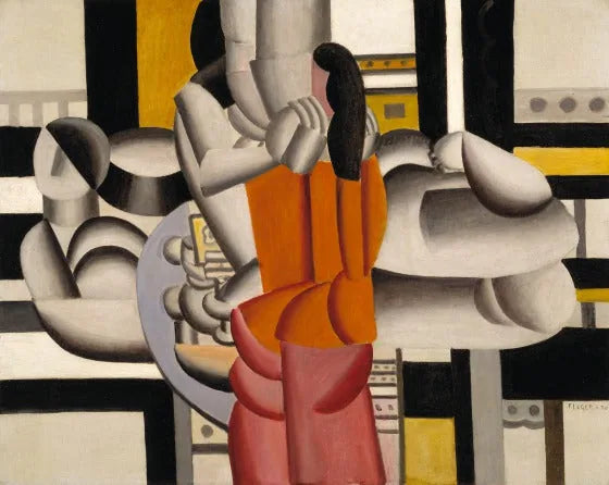 Trois femmes et nature morte (Déjeuner) - Fernand Léger image 1 reproduction de peinture à l’huile