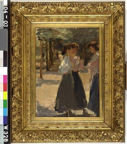 Trois femmes sur une avenue - Isaac Israëls