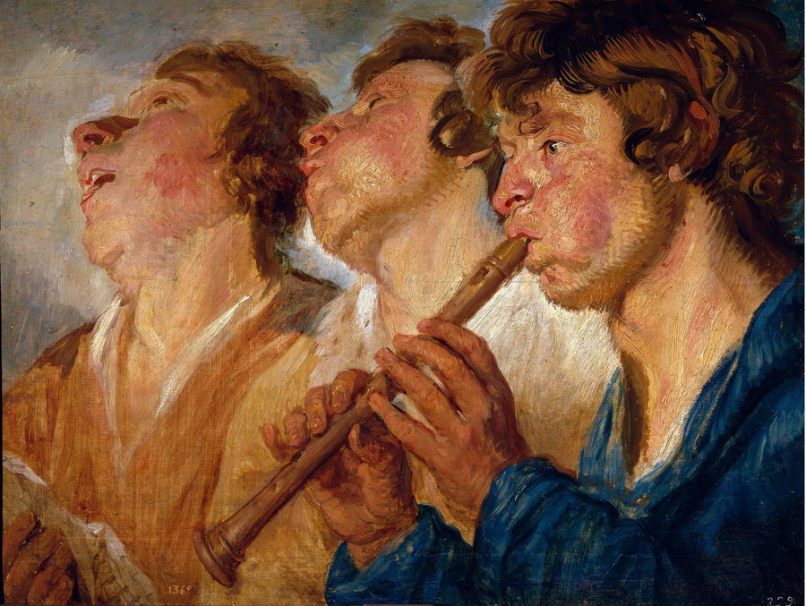 Trois Musiciens ambulants - Jacob Jordaens