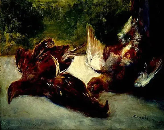 Trois perdrix - Pierre-Auguste Renoir image 1 reproduction d’œuvre d’art à l’huile