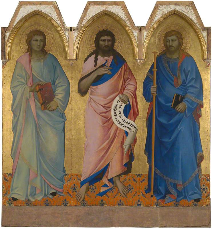 Trois Saints - Nardo di Cione image 1 reproduction artisanale de tableau