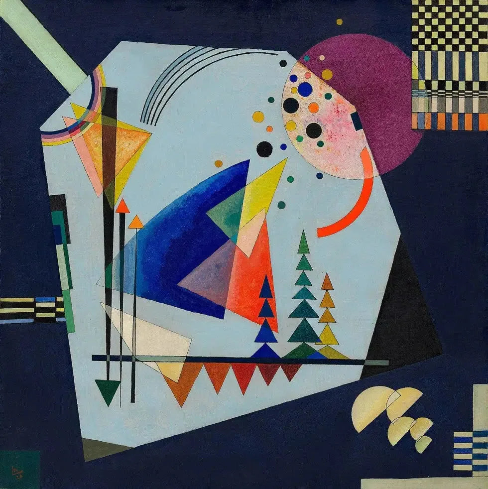 Trois sons - Vassily Kandinsky image 1 reproduction de peinture à l’huile