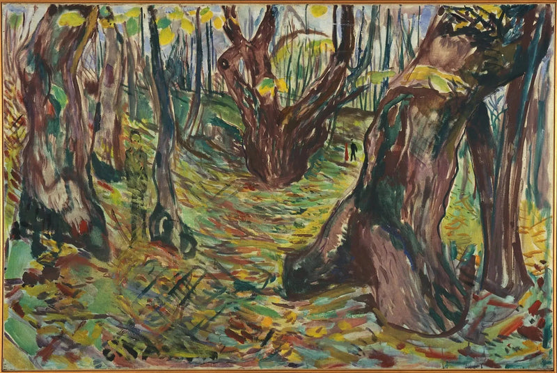 Troncs rugueux - Edvard Munch