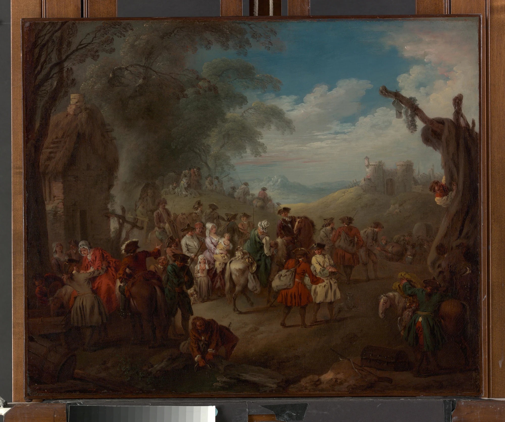 Troupes en marche - Jean-Baptiste Joseph Pater