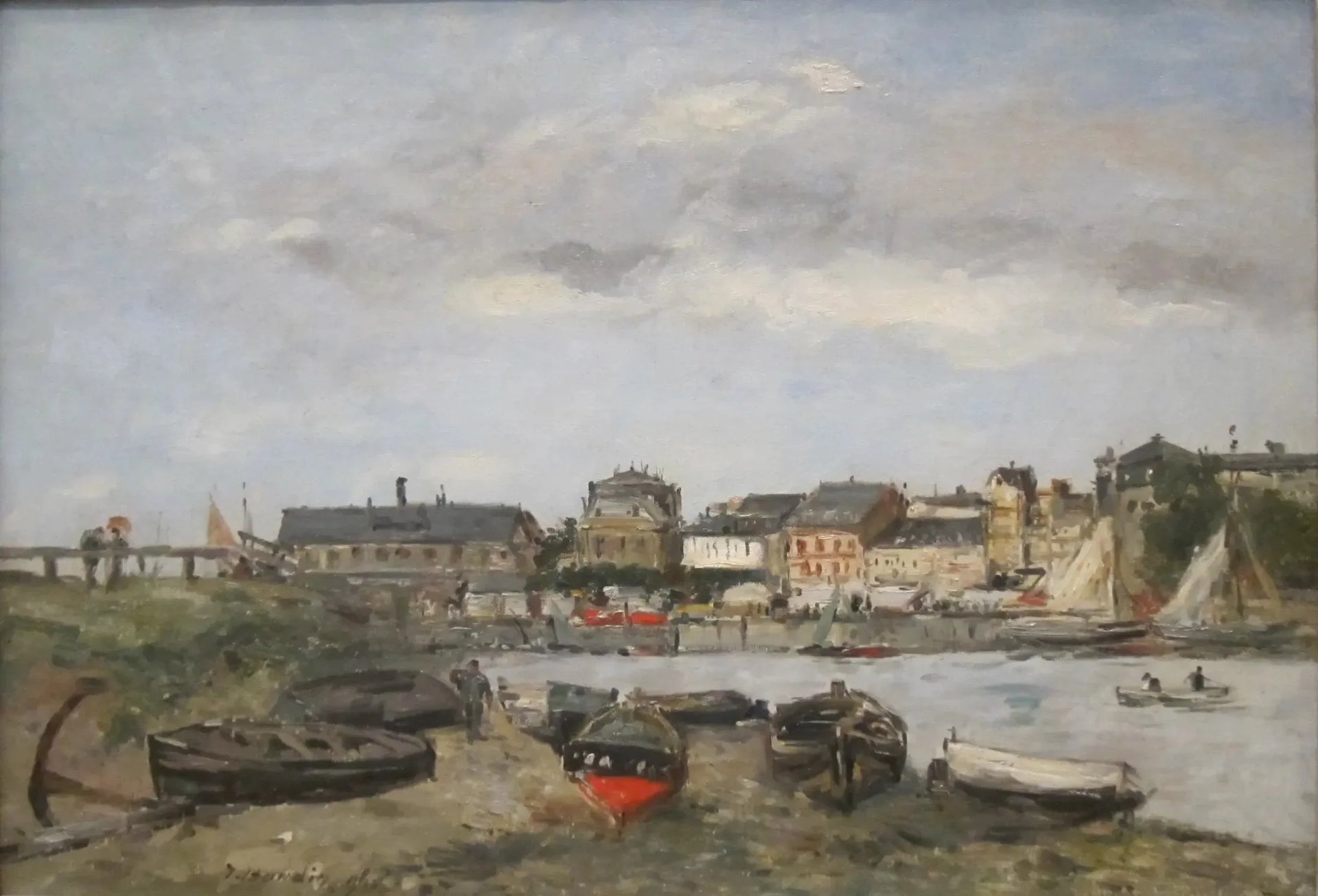Trouville - Eugène Boudin image 1 reproduction réalisée par Alpha Reproduction