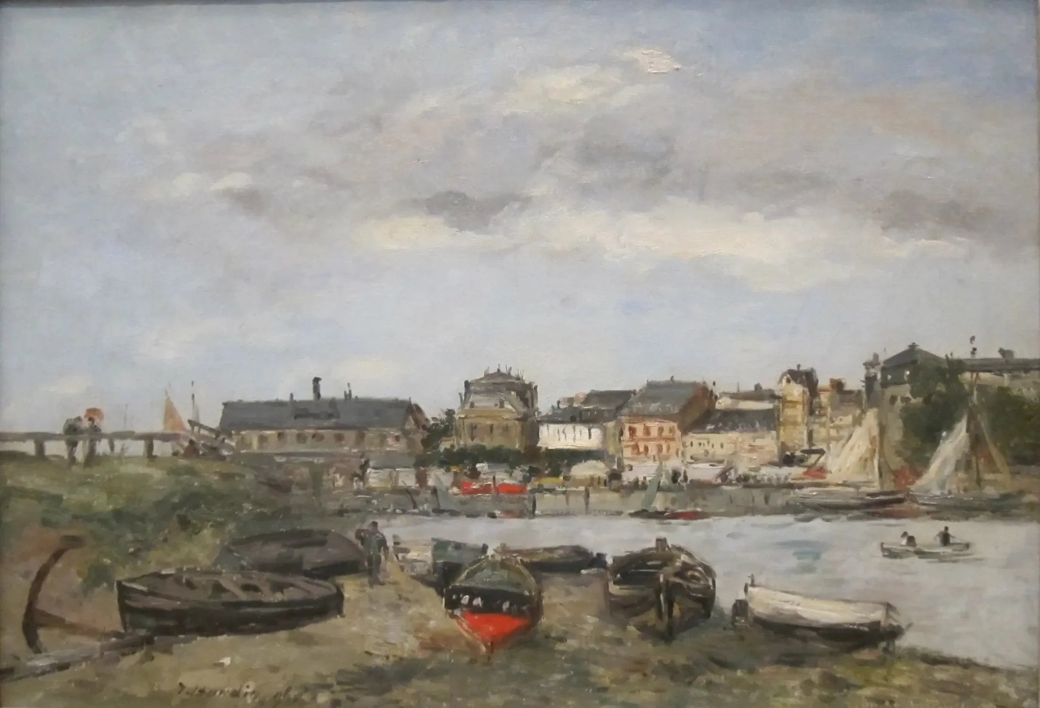 Trouville - Eugène Boudin image 1 reproduction réalisée par Alpha Reproduction