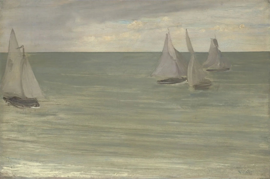 Trouville (Gris et Vert, la mer d'argent) - James Abbott McNeill Whistler