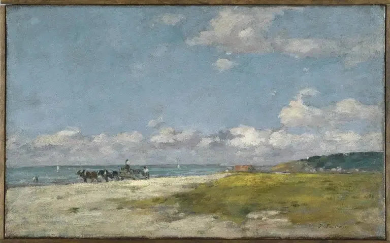 Trouville, La Plage - Eugène Boudin