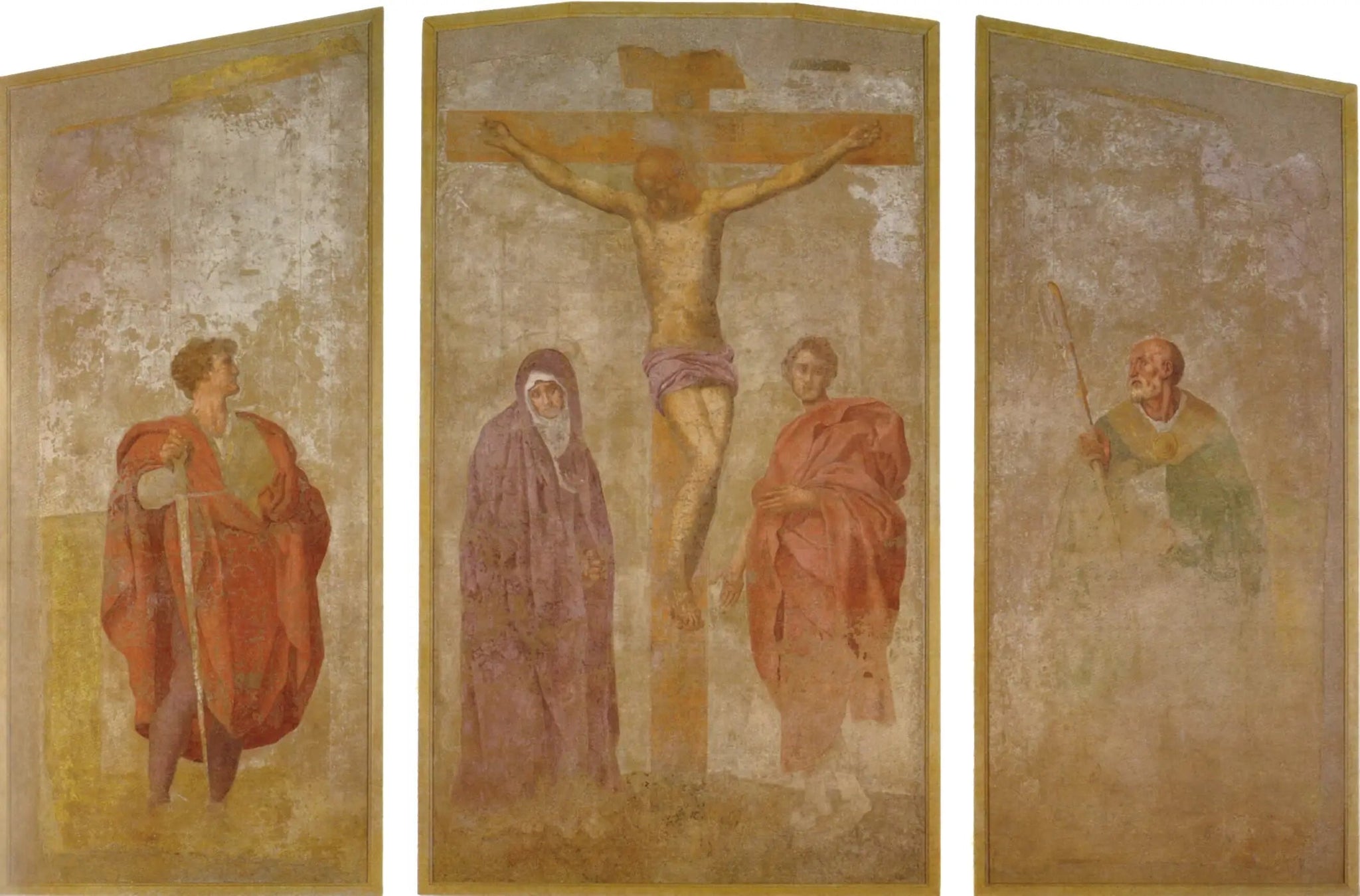 Tryptique de la crucifixion du Christ - Pontormo image 1 reproduction de peinture à l’huile
