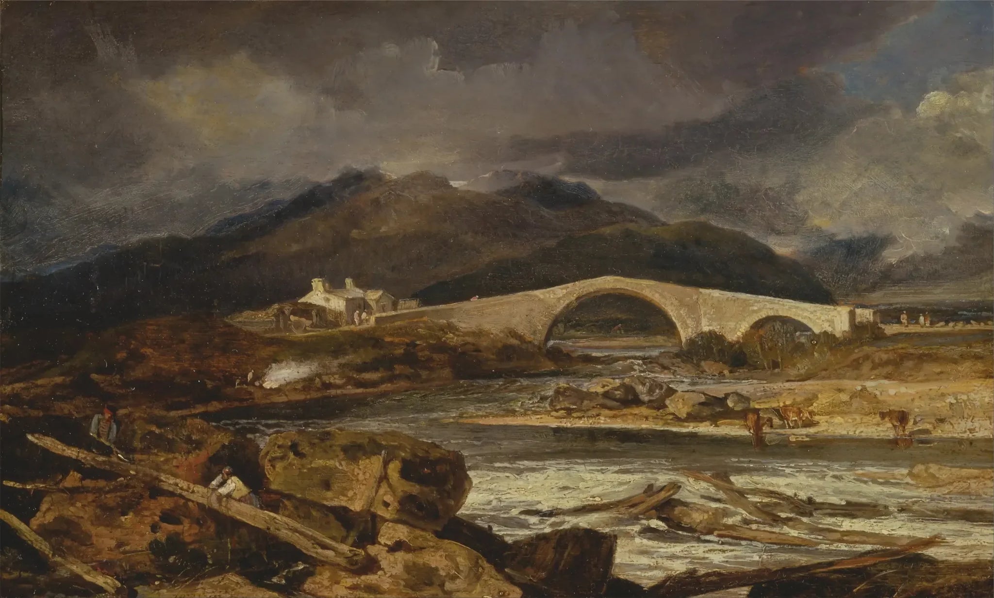 Tummel Bridge, Perthshire - J. M. W. Turner image 1 reproduction réalisée par Alpha Reproduction