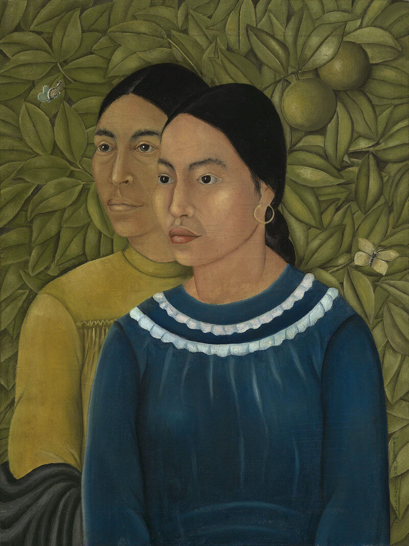 Deux femmes (Salvadora et Herminia) - Frida Kahlo image 1 reproduction de peinture à l’huile