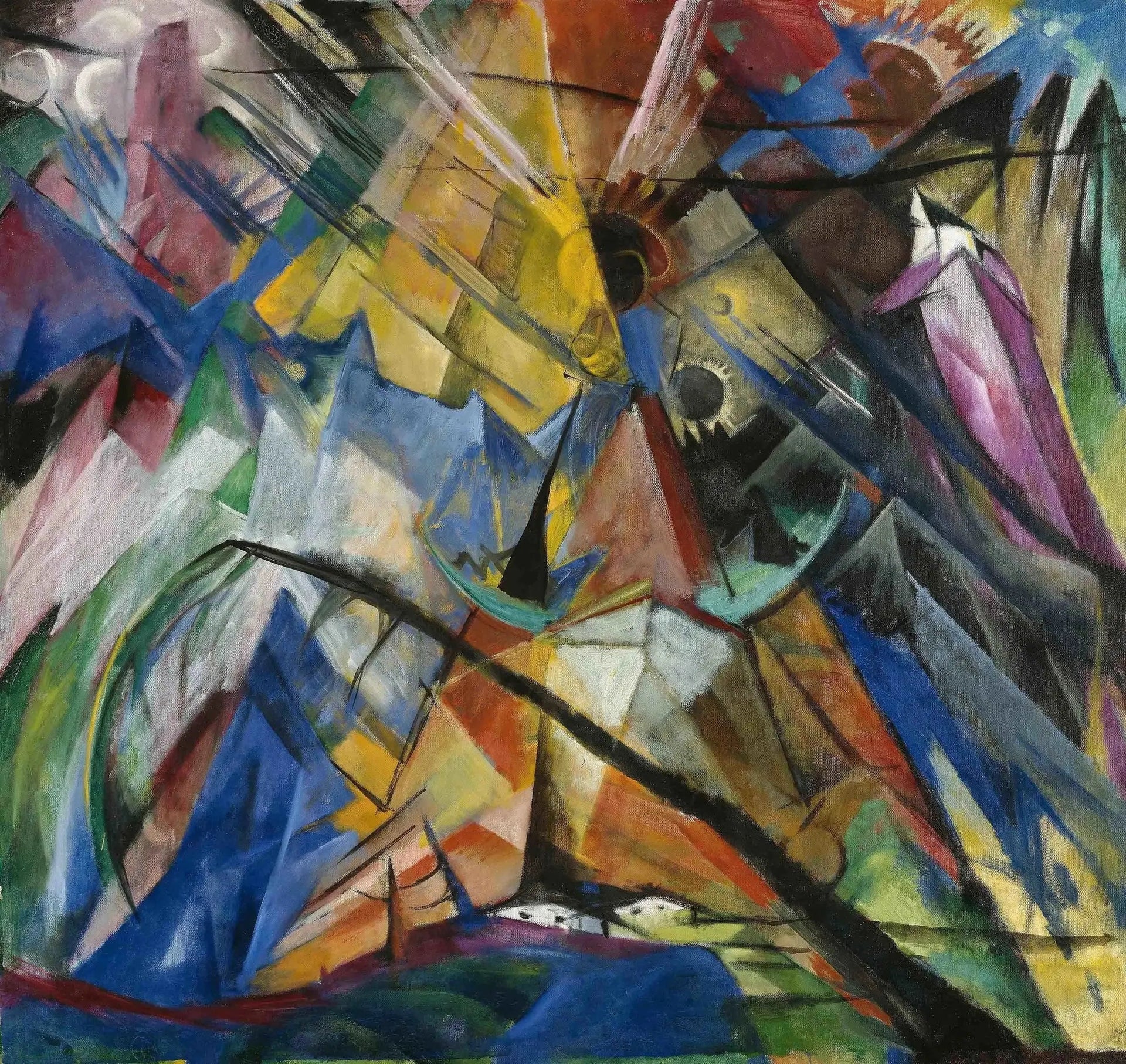Tyrol - Franz Marc image 1 tableau peint à l’huile sur toile