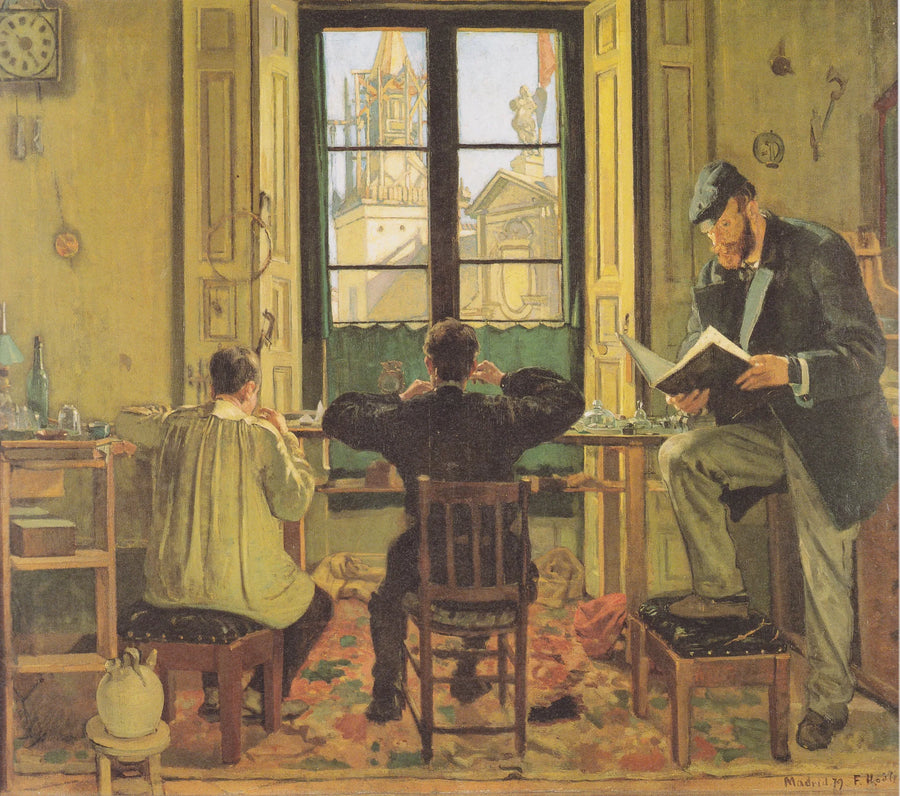 Uhrmacherwerkstätte in Madrid - Ferdinand Hodler
