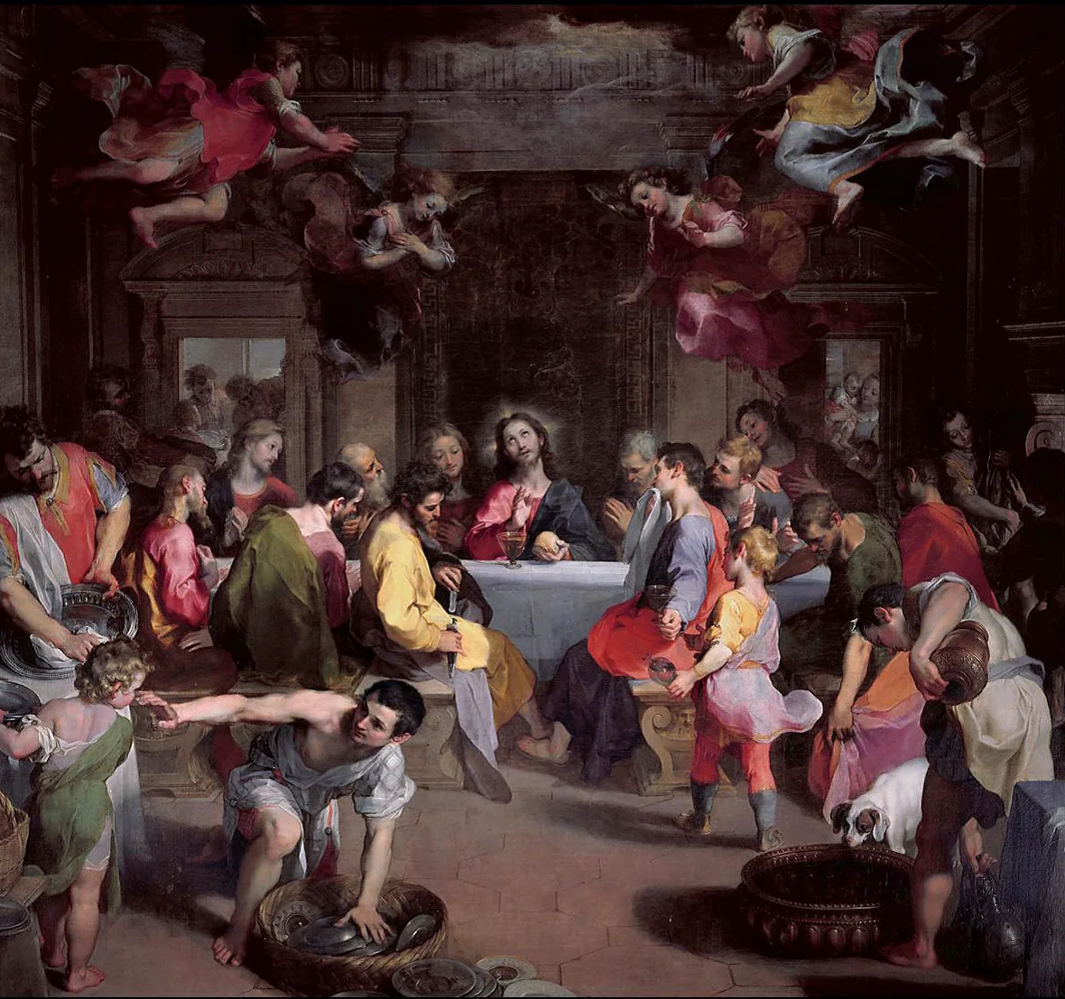 Ultima cena - Federico Barroci image 1 copie de tableau peinte à la main