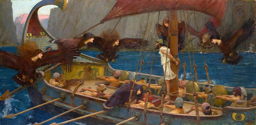 Ulysse et les sirènes - John William Waterhouse
