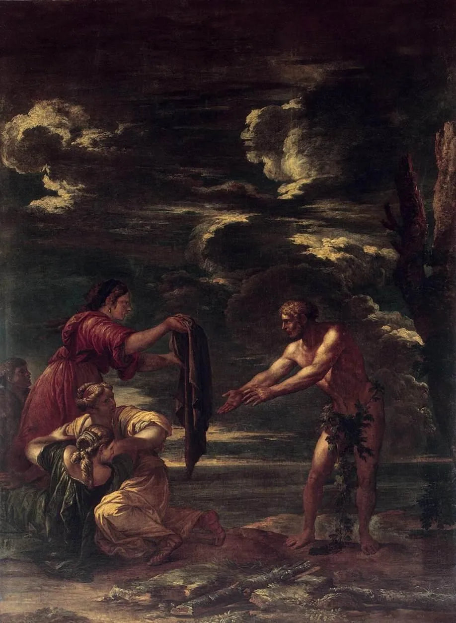 Ulysse et Nausicaa - Salvator Rosa image 1 reproduction de peinture à l’huile