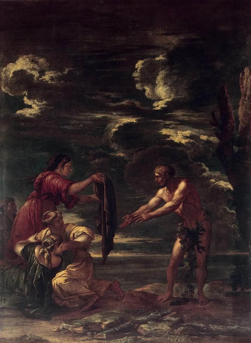 Ulysse et Nausicaa - Salvator Rosa