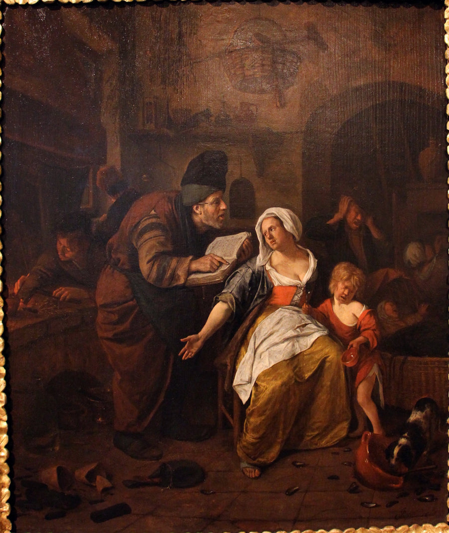 Un alchimiste et sa famille - Jan Steen