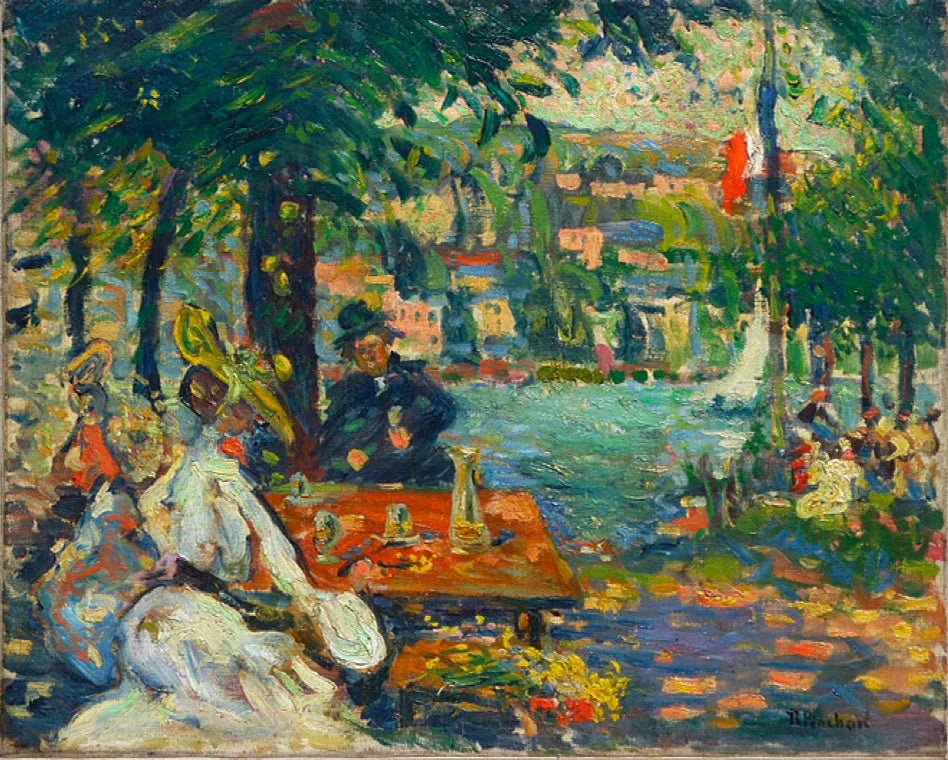 Un après-midi à l'Île aux Cerises - Robert Antoine Pinchon image 1 reproduction artisanale de tableau