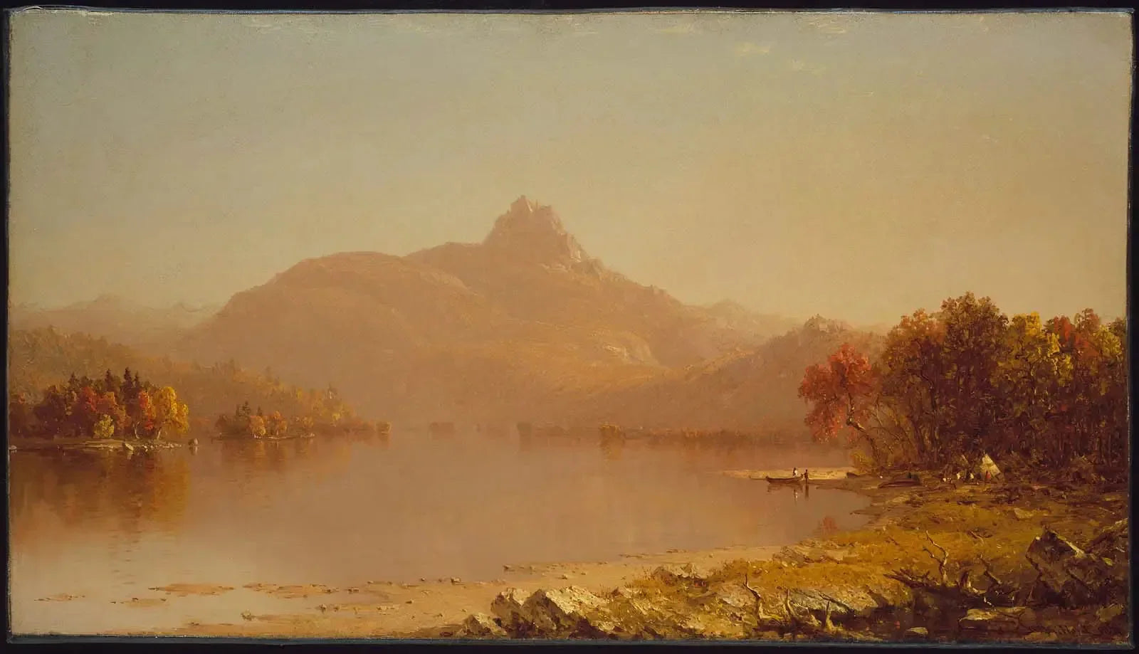 Un après-midi d'octobre - Sanford Robinson Gifford image 1 tableau peint à l’huile sur toile