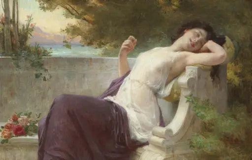 Un après-midi de repos - Guillaume Seignac image 1 copie de tableau peinte à la main